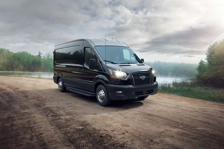Black 2025 Ford Transit