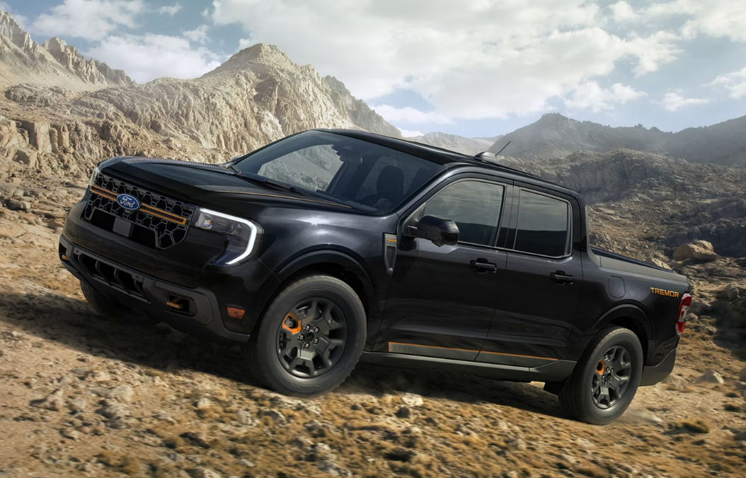 Black 2026 Ford Maverick off-road