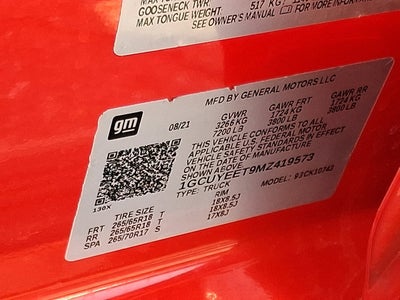 2021 Chevrolet Silverado 1500 RST