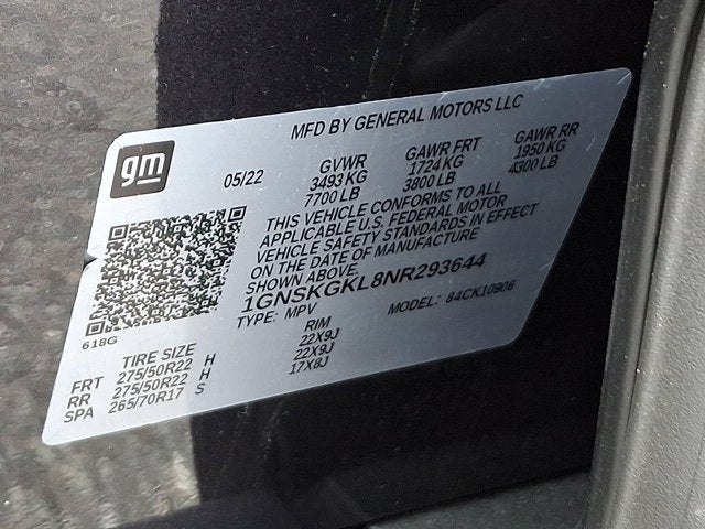 2022 Chevrolet Suburban High Country