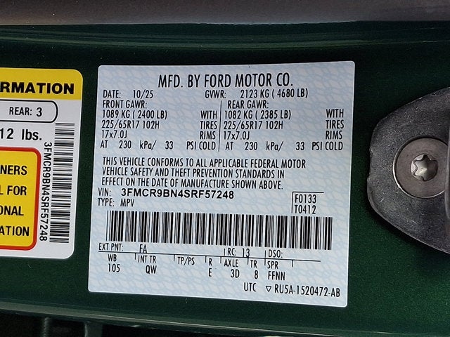 2025 Ford Bronco Sport Big Bend