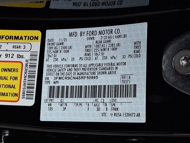 2025 Ford Bronco Sport Outer Banks