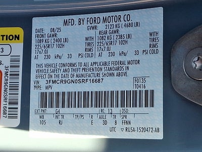 2025 Ford Bronco Sport Heritage