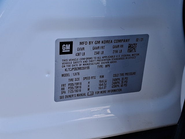 2021 Chevrolet Trax LT